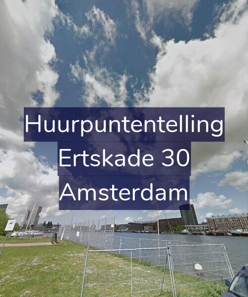 Foto gevel Huurpuntentelling voor Ertskade 30, Amsterdam