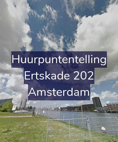 Foto gevel Huurpuntentelling voor Ertskade 202, Amsterdam