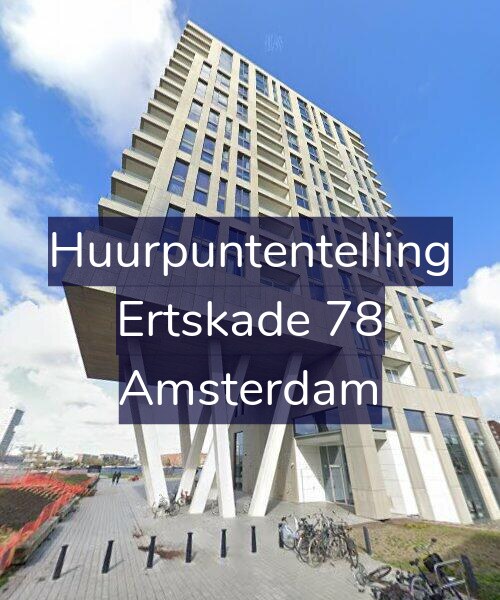 Foto gevel Huurpuntentelling voor Ertskade 78, Amsterdam
