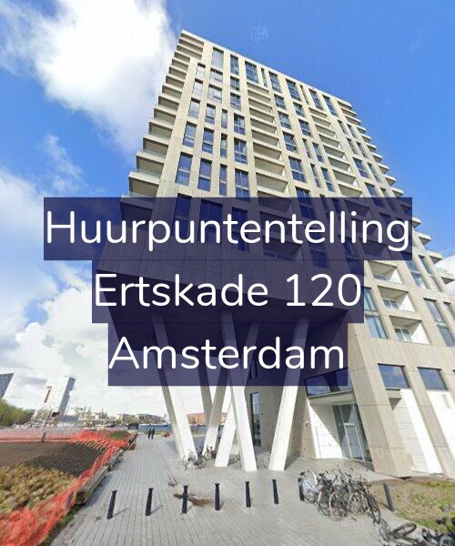 Foto gevel Huurpuntentelling voor Ertskade 120, Amsterdam