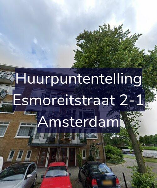 Foto gevel Huurpuntentelling voor Esmoreitstraat 2-1, Amsterdam