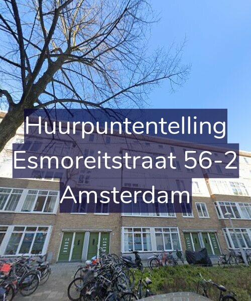 Foto gevel Huurpuntentelling voor Esmoreitstraat 56-2, Amsterdam