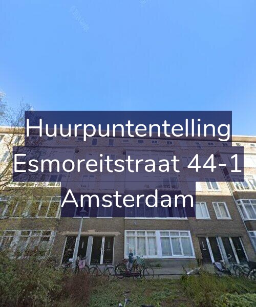 Foto gevel Huurpuntentelling voor Esmoreitstraat 44-1, Amsterdam