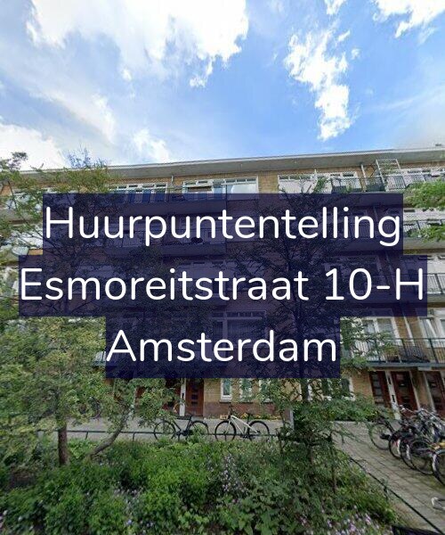 Foto gevel Huurpuntentelling voor Esmoreitstraat 10-H, Amsterdam