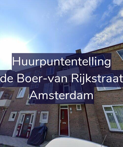 Foto gevel Huurpuntentelling voor Esther de Boer-van Rijkstraat 180-1, Amsterdam