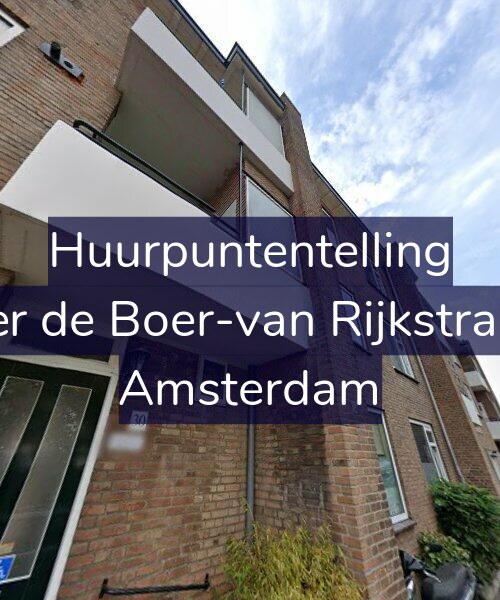 Foto gevel Huurpuntentelling voor Esther de Boer-van Rijkstraat 30, Amsterdam