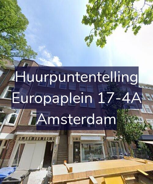 Foto gevel Huurpuntentelling voor Europaplein 17-4A, Amsterdam