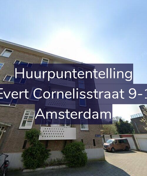 Foto gevel Huurpuntentelling voor Evert Cornelisstraat 9-1, Amsterdam