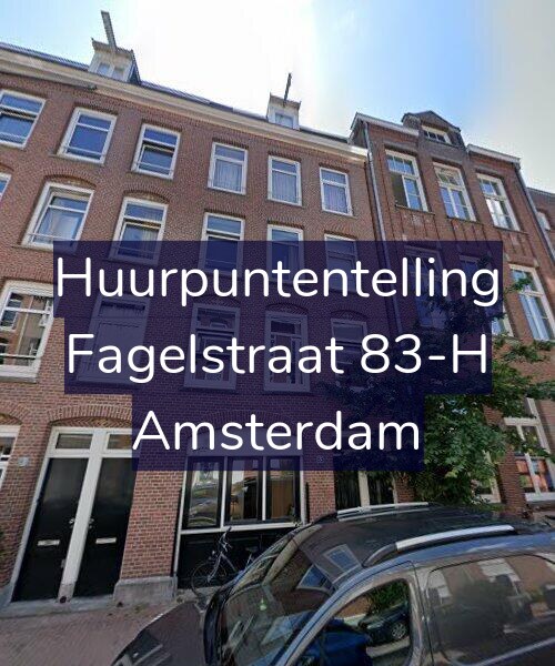 Foto gevel Huurpuntentelling voor Fagelstraat 83-H, Amsterdam