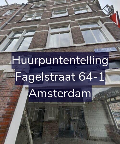 Foto gevel Huurpuntentelling voor Fagelstraat 64-1, Amsterdam