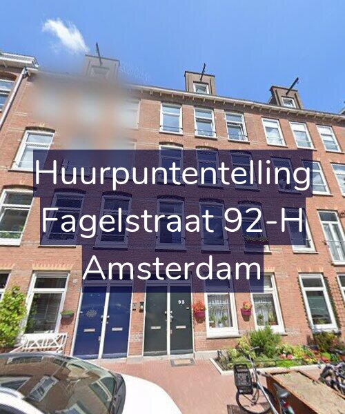Foto gevel Huurpuntentelling voor Fagelstraat 92-H, Amsterdam