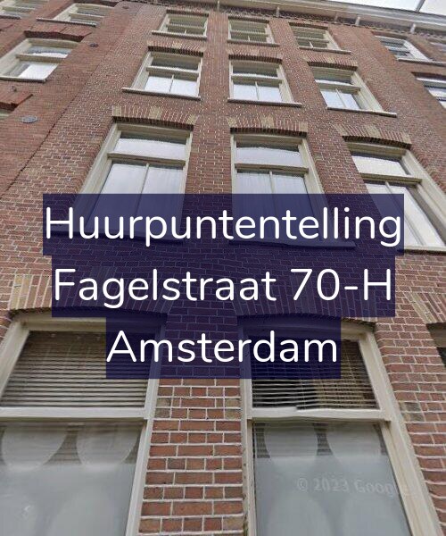Foto gevel Huurpuntentelling voor Fagelstraat 70-H, Amsterdam