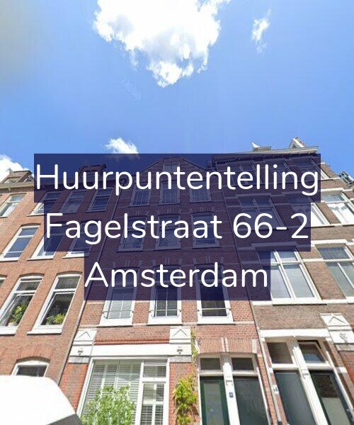 Foto gevel Huurpuntentelling voor Fagelstraat 66-2, Amsterdam