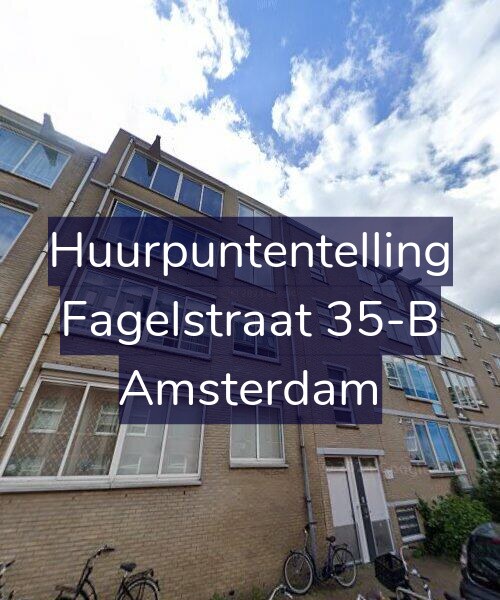 Foto gevel Huurpuntentelling voor Fagelstraat 35-B, Amsterdam