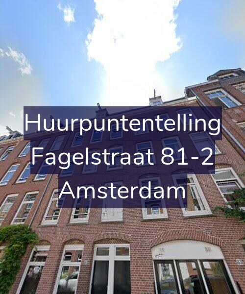 Foto gevel Huurpuntentelling voor Fagelstraat 81-2, Amsterdam