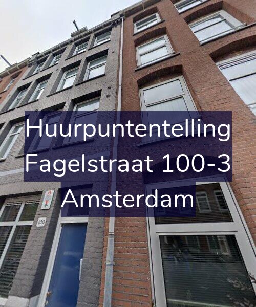 Foto gevel Huurpuntentelling voor Fagelstraat 100-3, Amsterdam