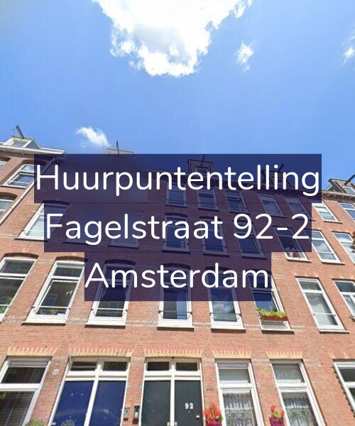 Foto gevel Huurpuntentelling voor Fagelstraat 92-2, Amsterdam