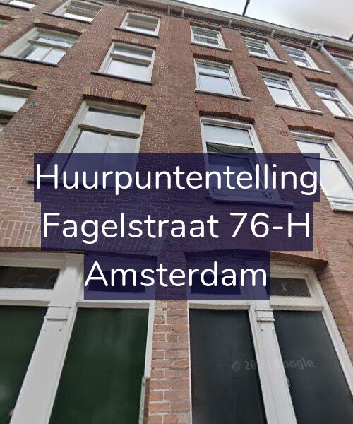 Foto gevel Huurpuntentelling voor Fagelstraat 76-H, Amsterdam