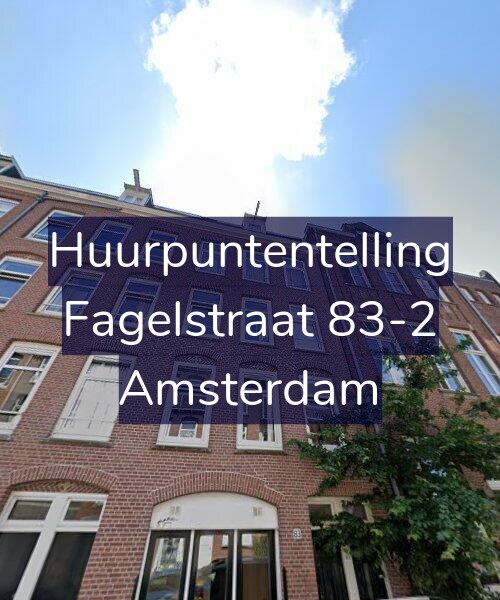Foto gevel Huurpuntentelling voor Fagelstraat 83-2, Amsterdam