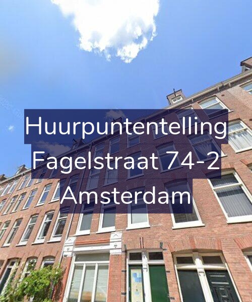 Foto gevel Huurpuntentelling voor Fagelstraat 74-2, Amsterdam