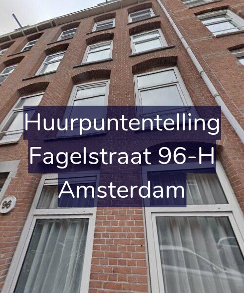 Foto gevel Huurpuntentelling voor Fagelstraat 96-H, Amsterdam
