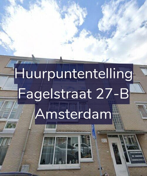 Foto gevel Huurpuntentelling voor Fagelstraat 27-B, Amsterdam