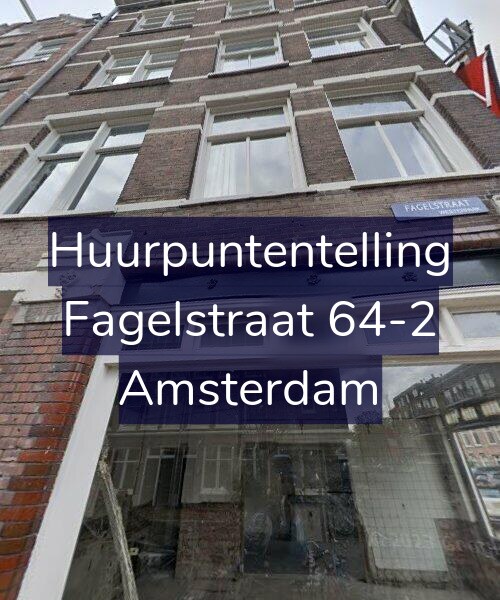 Foto gevel Huurpuntentelling voor Fagelstraat 64-2, Amsterdam