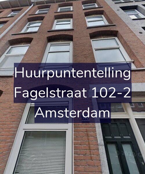 Foto gevel Huurpuntentelling voor Fagelstraat 102-2, Amsterdam