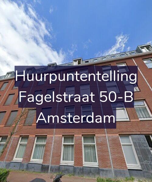 Foto gevel Huurpuntentelling voor Fagelstraat 50-B, Amsterdam