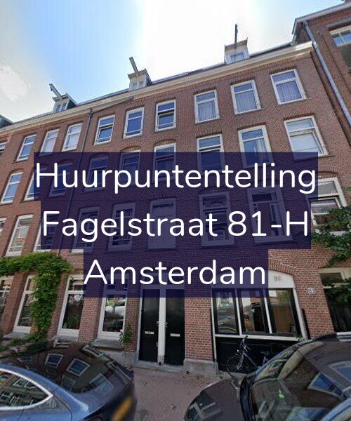 Foto gevel Huurpuntentelling voor Fagelstraat 81-H, Amsterdam