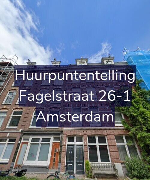 Foto gevel Huurpuntentelling voor Fagelstraat 26-1, Amsterdam