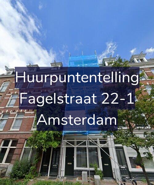 Foto gevel Huurpuntentelling voor Fagelstraat 22-1, Amsterdam