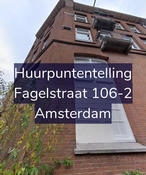 Foto gevel Huurpuntentelling voor Fagelstraat 106-2, Amsterdam
