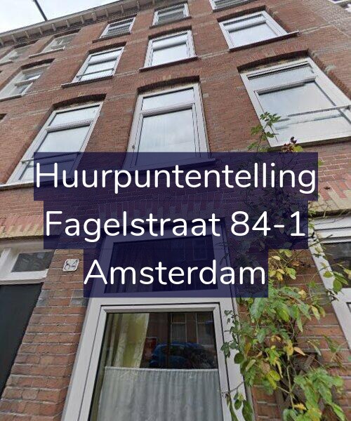 Foto gevel Huurpuntentelling voor Fagelstraat 84-1, Amsterdam