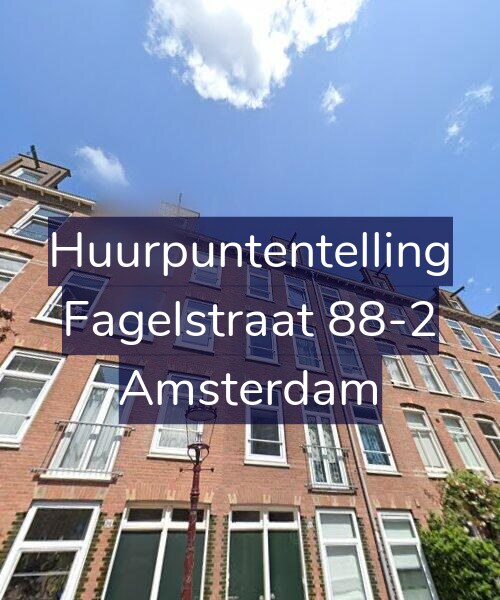 Foto gevel Huurpuntentelling voor Fagelstraat 88-2, Amsterdam