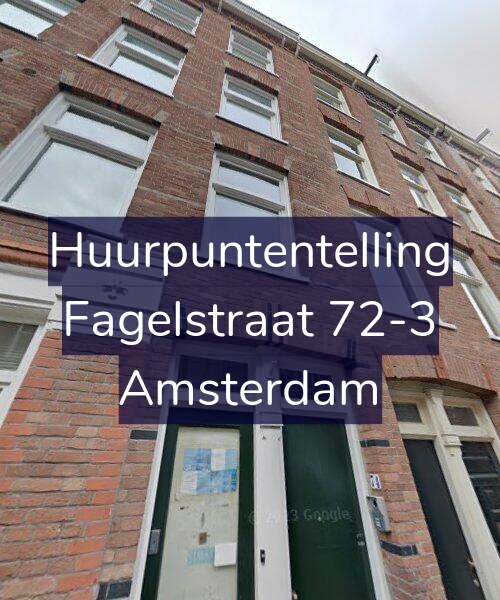 Foto gevel Huurpuntentelling voor Fagelstraat 72-3, Amsterdam