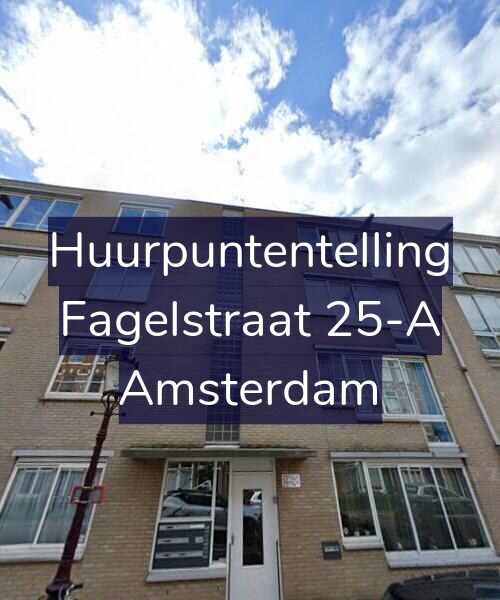 Foto gevel Huurpuntentelling voor Fagelstraat 25-A, Amsterdam