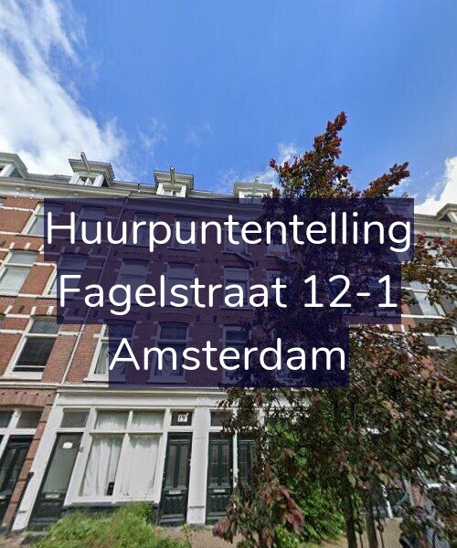 Foto gevel Huurpuntentelling voor Fagelstraat 12-1, Amsterdam