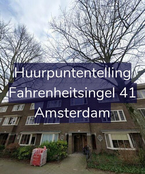 Foto gevel Huurpuntentelling voor Fahrenheitsingel 41, Amsterdam
