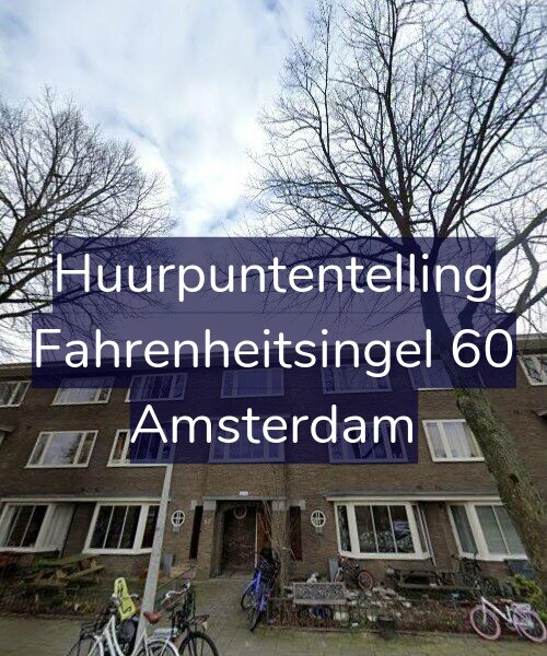 Foto gevel Huurpuntentelling voor Fahrenheitsingel 60, Amsterdam