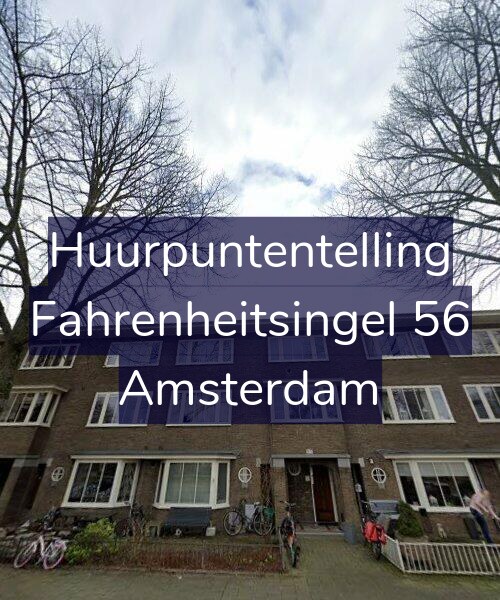 Foto gevel Huurpuntentelling voor Fahrenheitsingel 56, Amsterdam