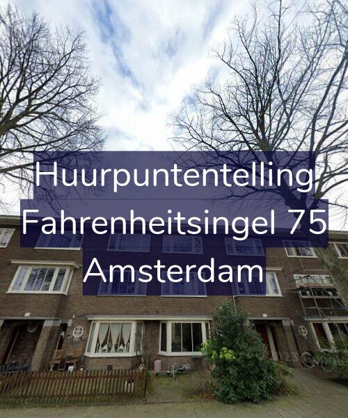 Foto gevel Huurpuntentelling voor Fahrenheitsingel 75, Amsterdam