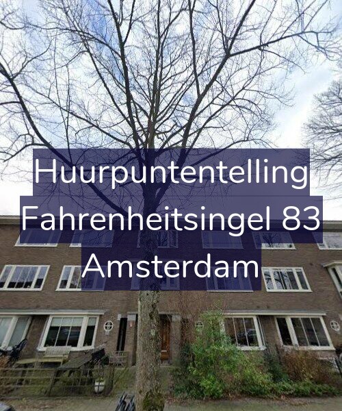 Foto gevel Huurpuntentelling voor Fahrenheitsingel 83, Amsterdam