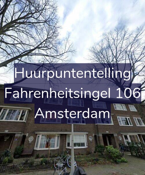 Foto gevel Huurpuntentelling voor Fahrenheitsingel 106, Amsterdam