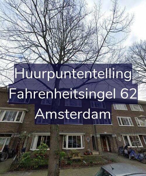 Foto gevel Huurpuntentelling voor Fahrenheitsingel 62, Amsterdam