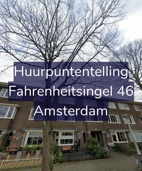 Foto gevel Huurpuntentelling voor Fahrenheitsingel 46, Amsterdam