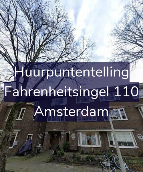 Foto gevel Huurpuntentelling voor Fahrenheitsingel 110, Amsterdam