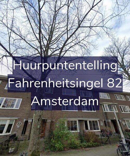 Foto gevel Huurpuntentelling voor Fahrenheitsingel 82, Amsterdam