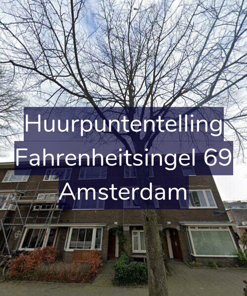 Foto gevel Huurpuntentelling voor Fahrenheitsingel 69, Amsterdam