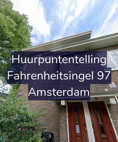 Foto gevel Huurpuntentelling voor Fahrenheitsingel 97, Amsterdam